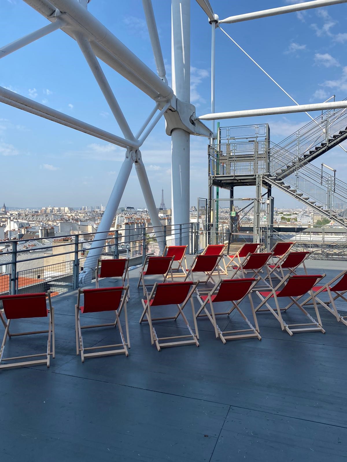 Aménagement extérieur d'un rooftop